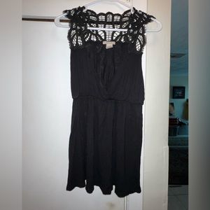 Black dress top- medium